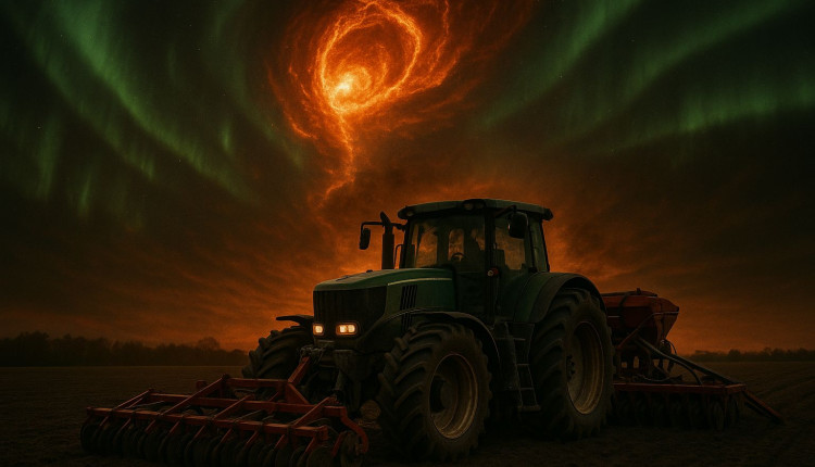 tratores possuídos durante tempestades solares