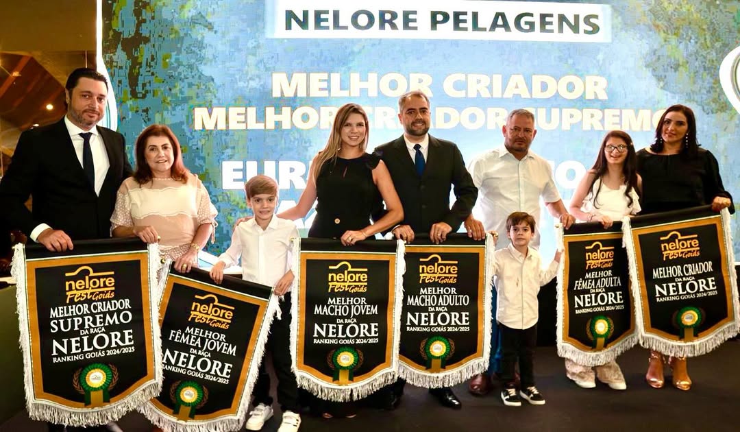 Nelore EV se consagra na Nelore Fest Goiás 2025 e domina as categorias de Nelore Pelagens