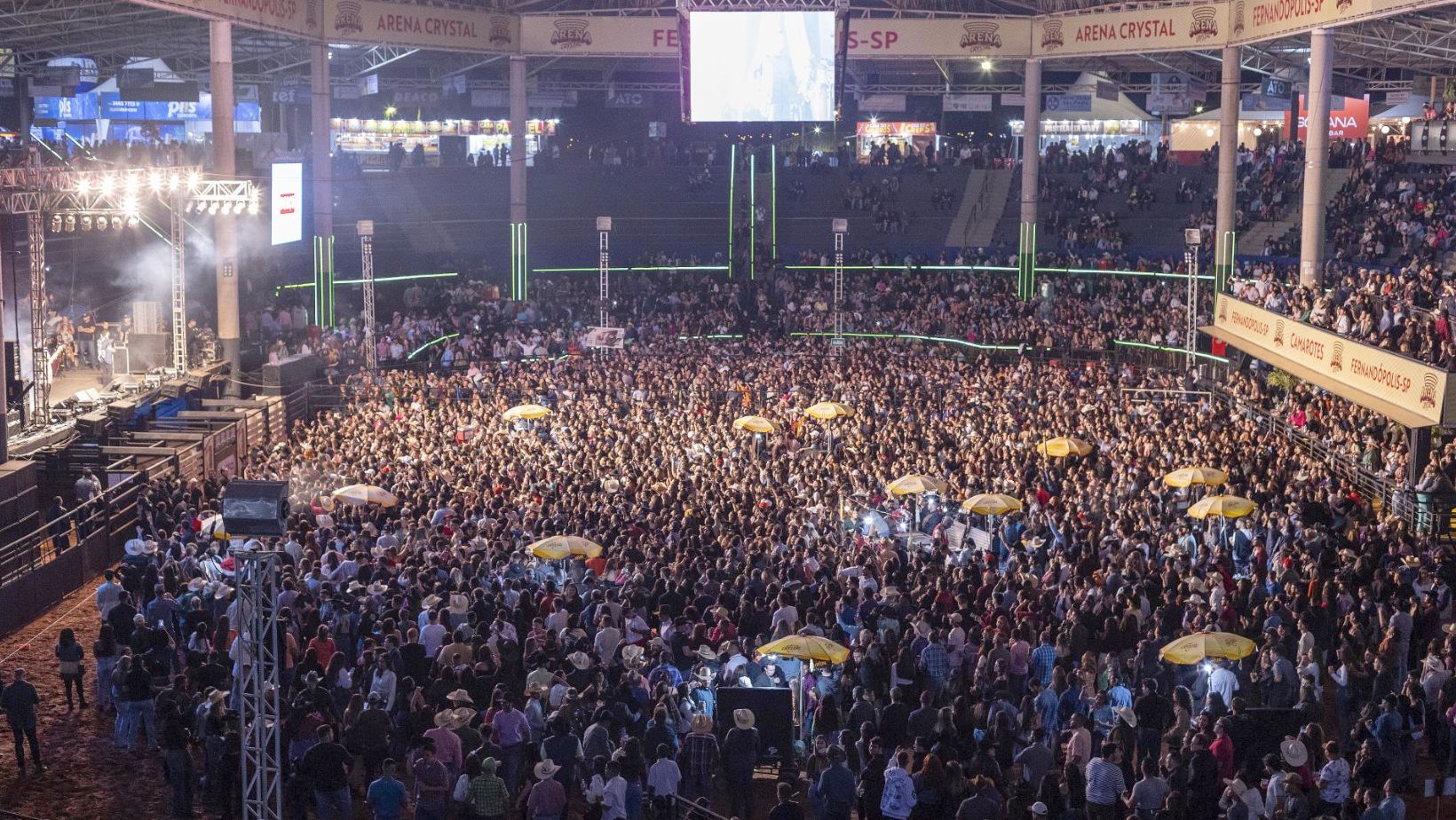 Expo Fernandopolis - visao do show arena