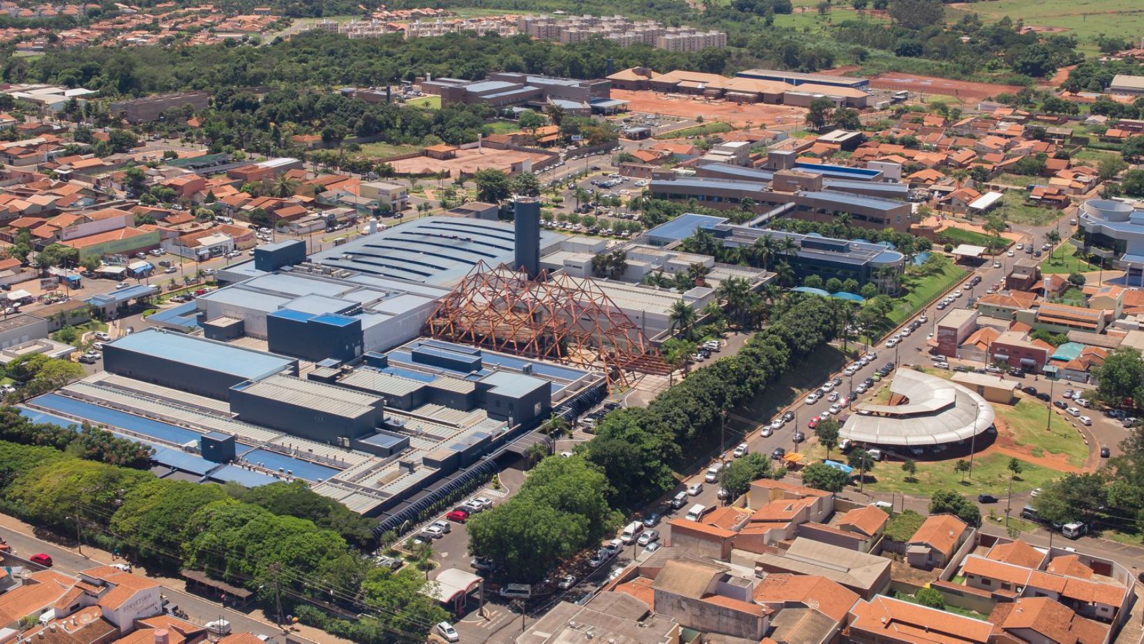 Hospital do Amor em Barretos - visao aerea