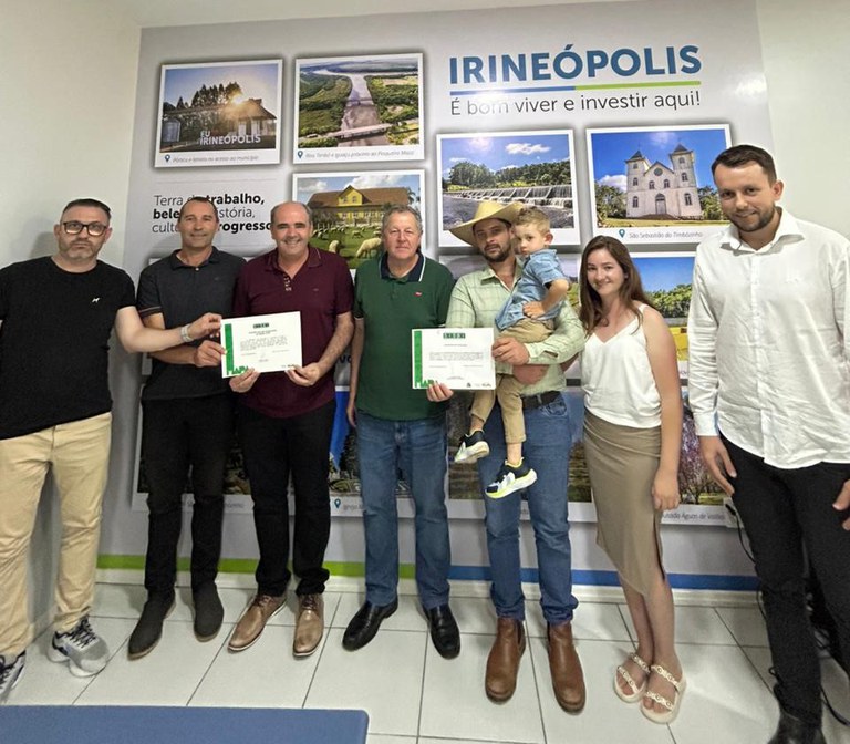 Agricultura reconhece Irineópolis, em SC, como município integrado ao Sisbi-POA
