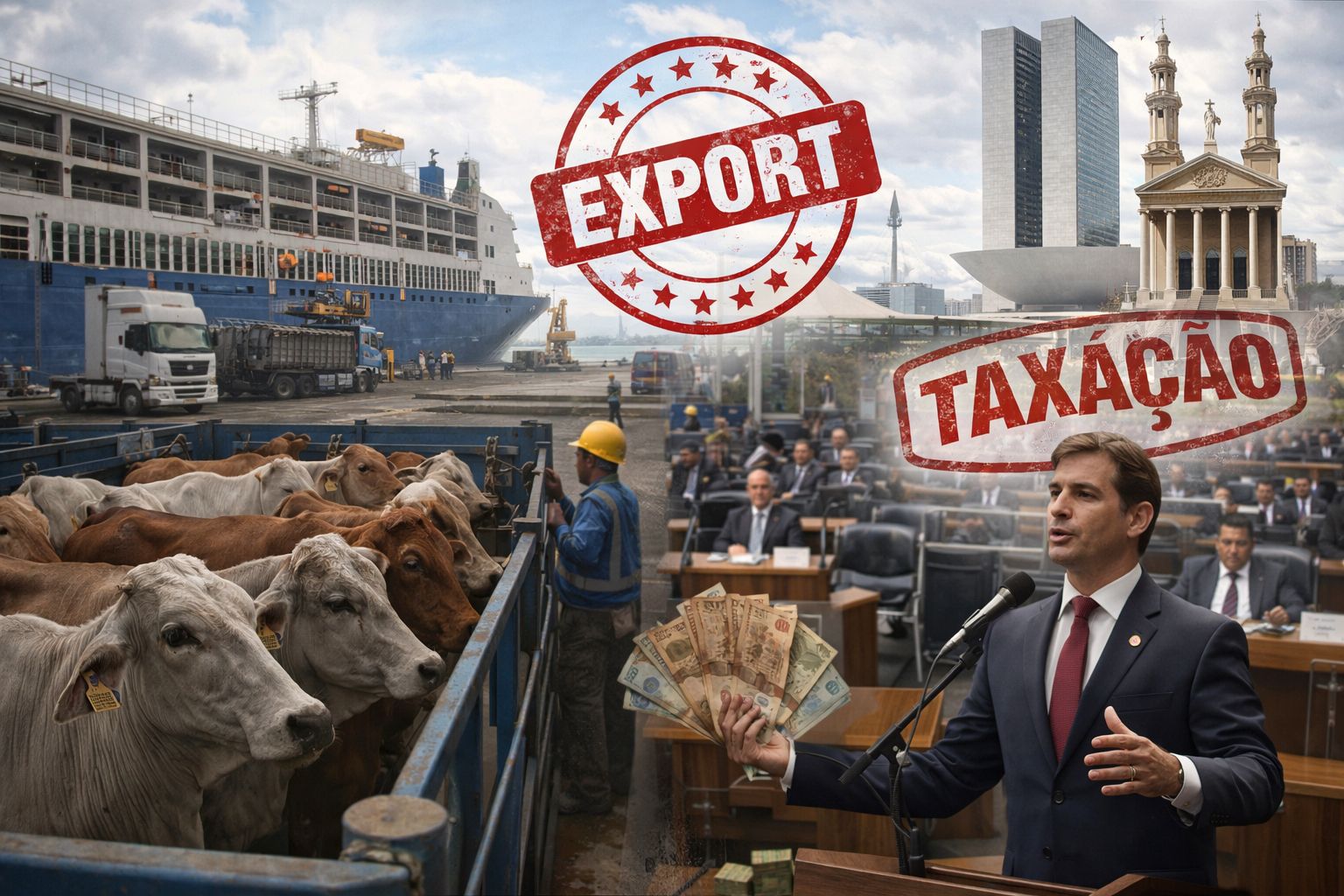 exportação de gado vivo