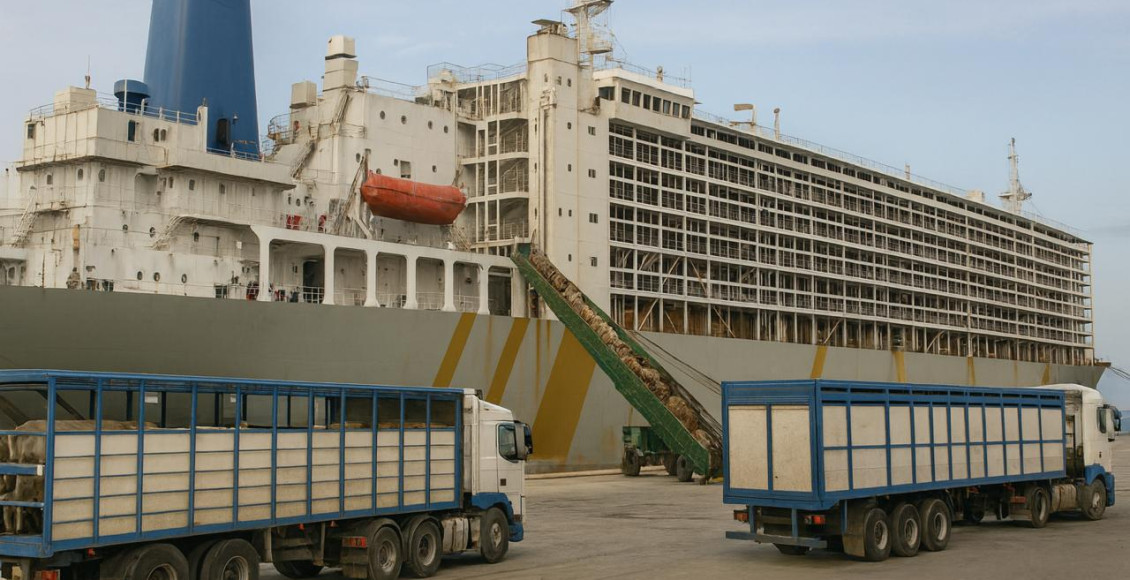 exportação de gado vivo