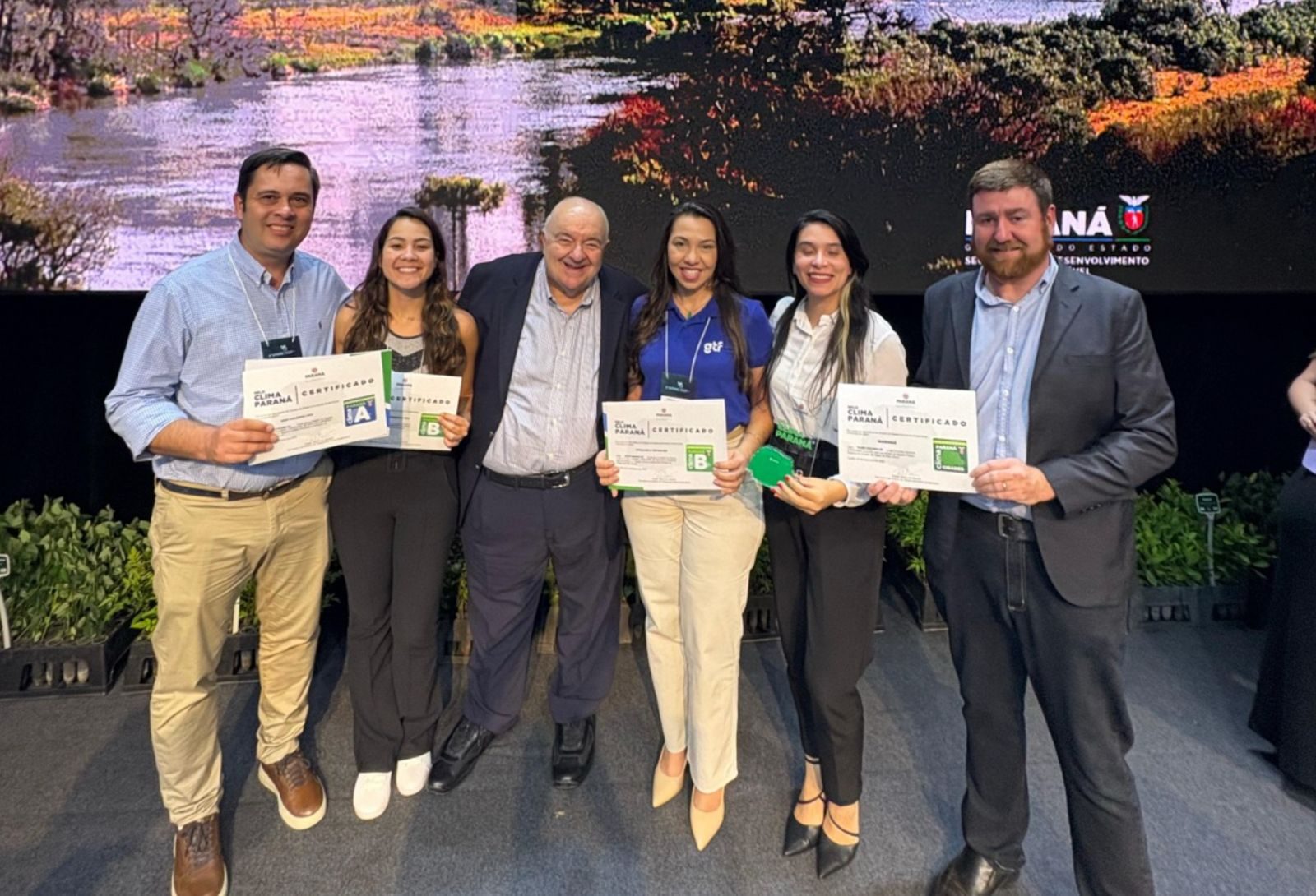 GTF recebe, pelo 4º ano consecutivo, o Selo Clima Paraná e reforça sua liderança em sustentabilidade