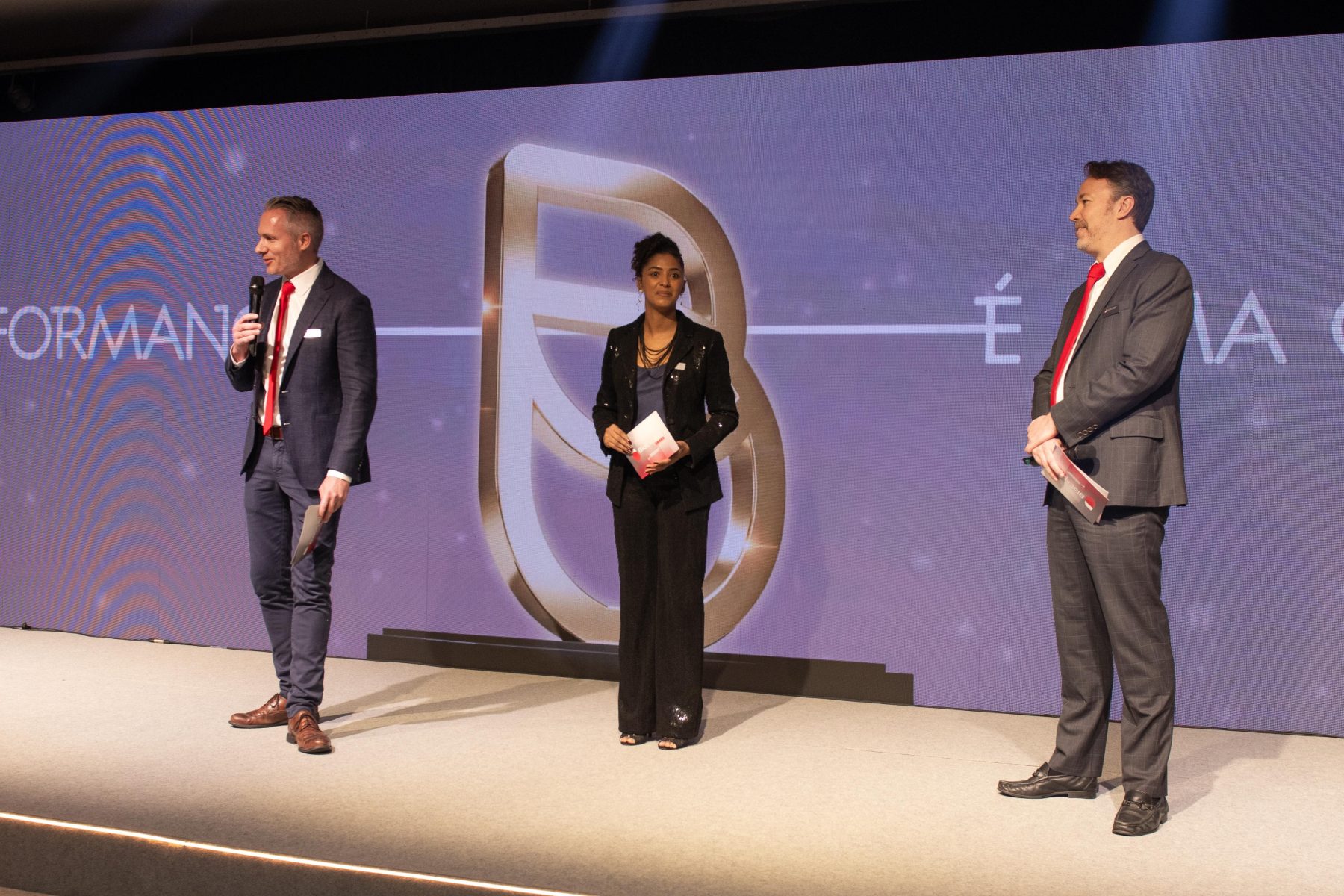 Antoine Chagnon (CEO Lallemand Inc), Fernanda Firmino (VP Biocombustíveis América do Sul), Justin van Rooyen (Presidente Lallemand Biofuels & Distilled Spirits)  