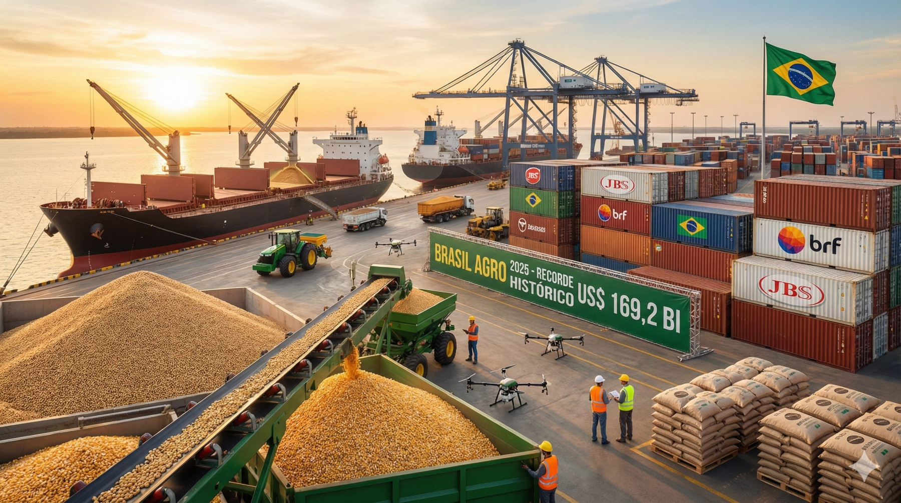 Ano histórico: saiba quais produtos lideraram as vendas do agro em 2025