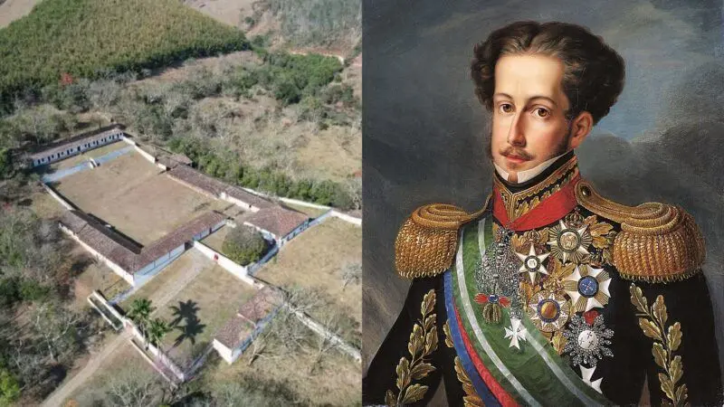 fazenda historica que recebeu dom pedro i