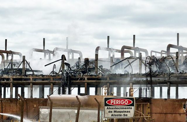 Usina da Raízen em Caarapó é atingida por grande incêndio; veja vídeo