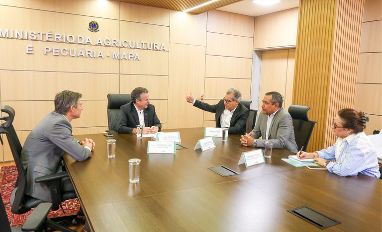 Mapa reforça parceria com ApexBrasil em reunião institucional com novo presidente da agência