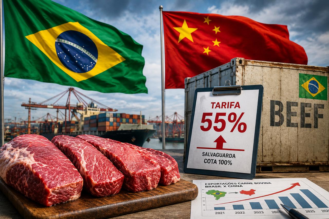 cota de carne bovina na china