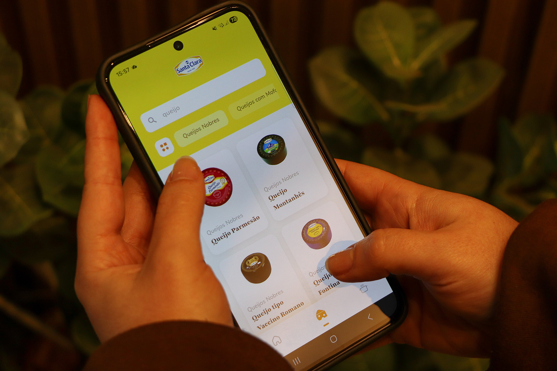 App Queijaria Santa Clara - Crédito Mickaelly Souza, Coop. Santa Clara