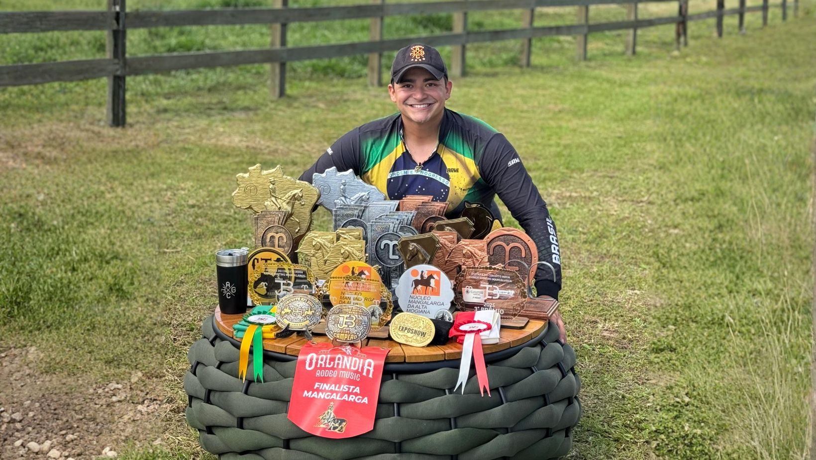 Gabriel Cantadeiro - premios do Ranch Sorting - Cavalo Mangalarga