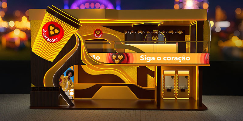 3 Corações lança linha de cafés gelados e ativações nostálgicas no Rock in Rio 2026