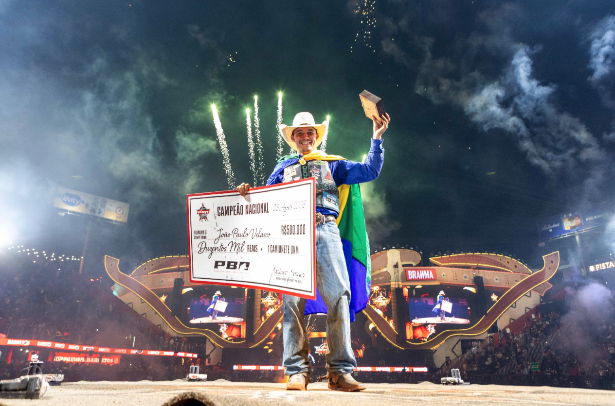João Paulo Velasco é o campeão nacional pela PBR Brazil (Crédito: Alberto Gonzaga)