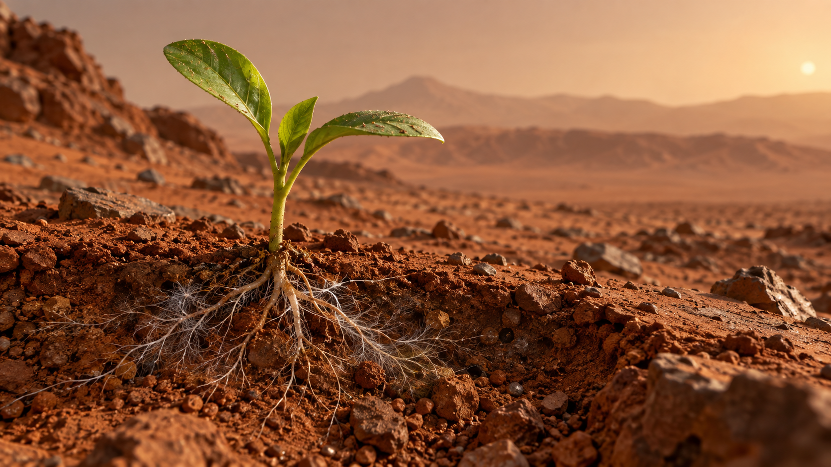 Fungos podem ser a chave para cultivar alimentos em Marte