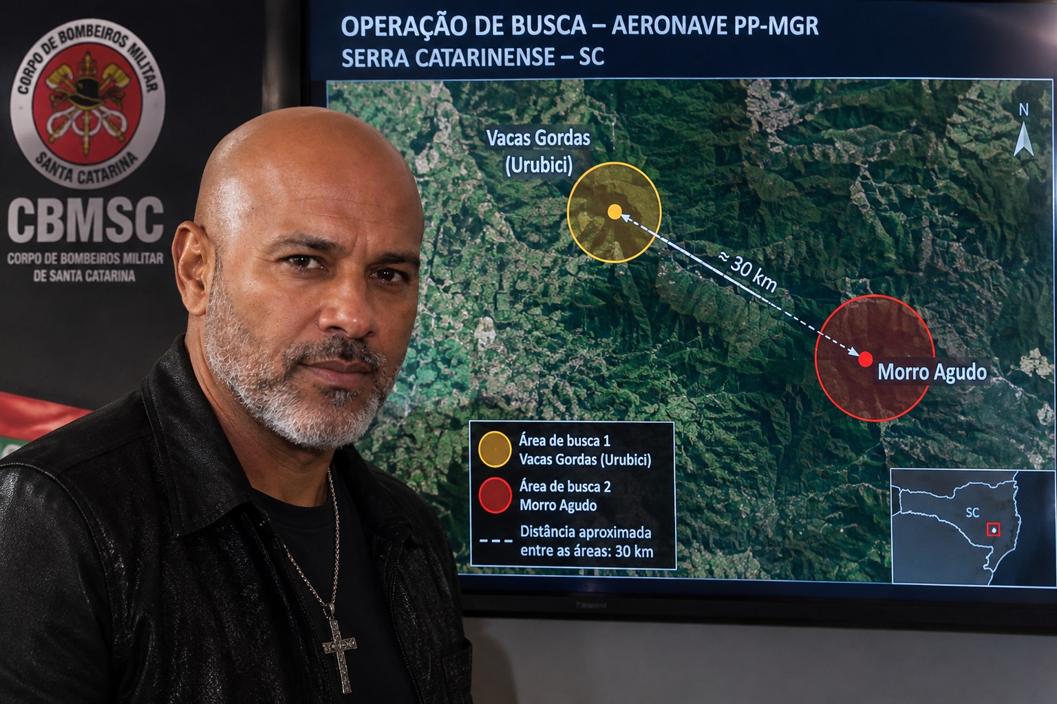 onde foi encontrado o helicoptero de rick