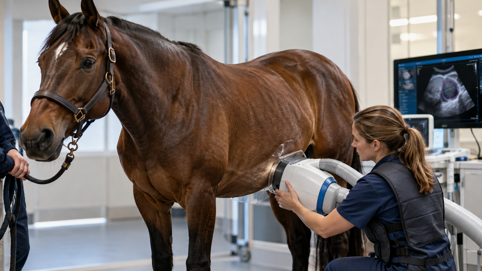 Égua se torna primeiro cavalo tratado com ondas de ultrassom para destruir tumor