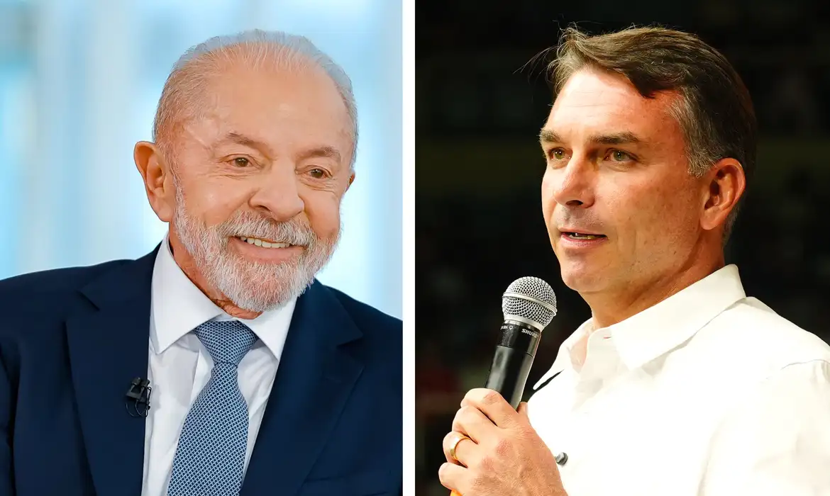 PoderData/AYA: Flávio Bolsonaro e Lula chegam a 50% cada e empatam no segundo turno