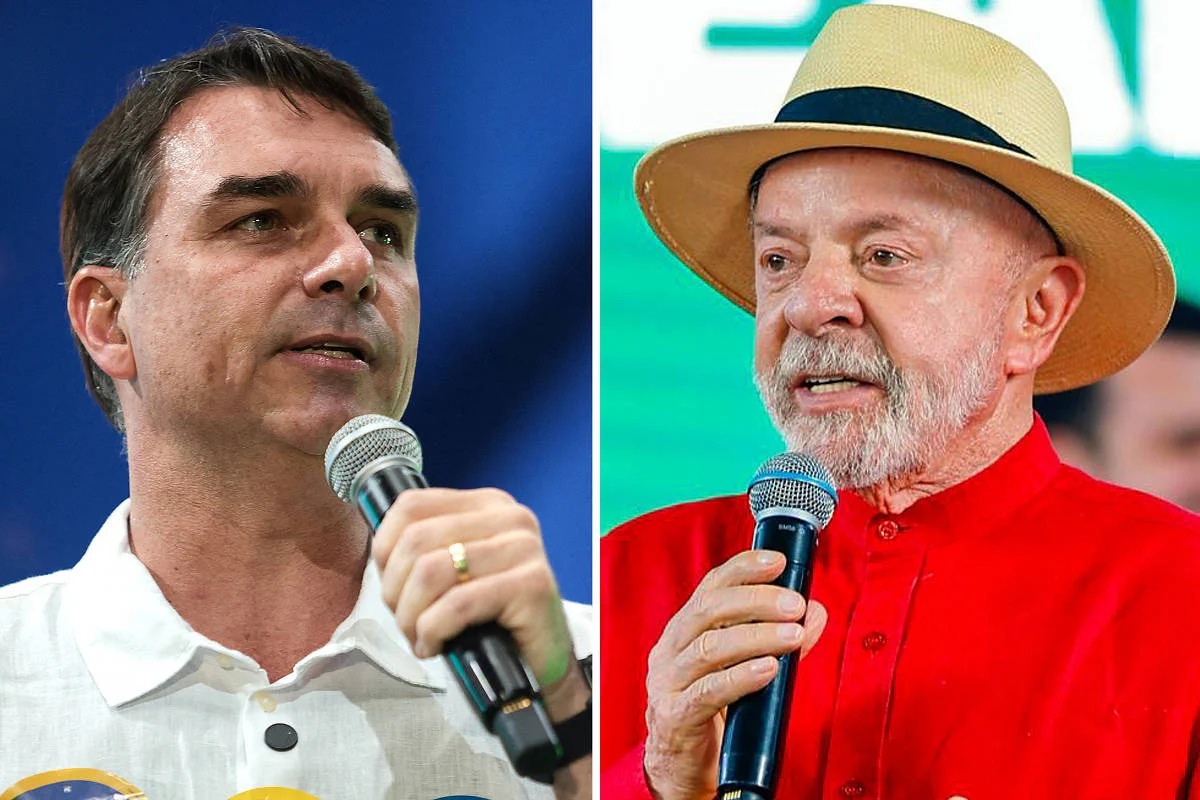 BTG/Nexus: Flávio Bolsonaro tem 52% dos votos válidos contra 48% de Lula, aponta pesquisa