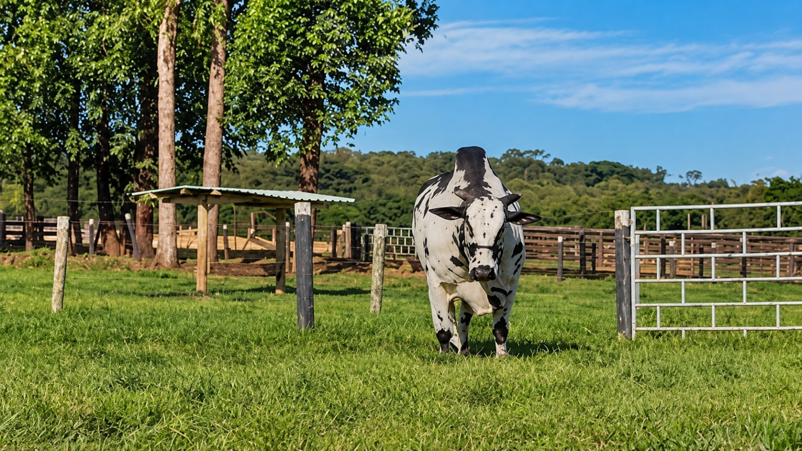 Morre touro Palhaço, raçador de 1.425 kg tratado como fenômeno do Nelore Pintado