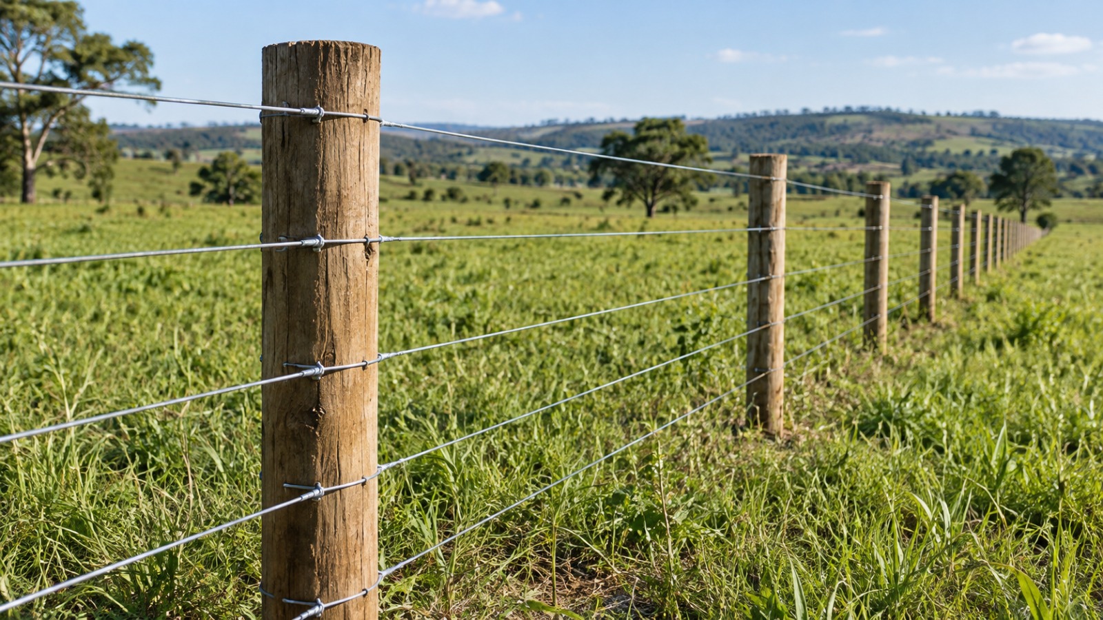 Como calcular arame e mourões para fazer uma cerca rural