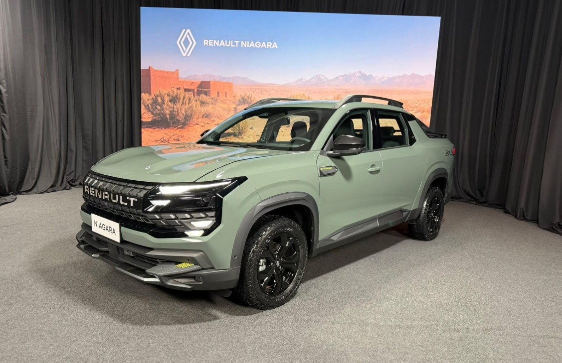Nova picape Renault Niagara aparece no Brasil com 160 cv para enfrentar a Toro